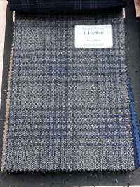 LP6598 Loro Piana Gray X Navy Blue Check[Fabric] HOSOI SYOJI Additional Images