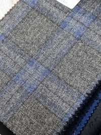 LP6599 Loro Piana Brown X Blue Check[Fabric] HOSOI SYOJI Additional Images