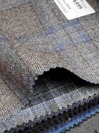 LP6599 Loro Piana Brown X Blue Check[Fabric] HOSOI SYOJI Additional Images