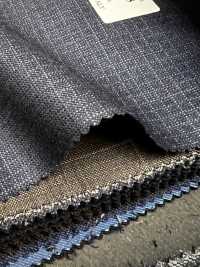 LP6603 Loro Piana Super150's Navy Blue Check[Fabric] HOSOI SYOJI Additional Images