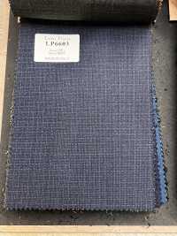 LP6603 Loro Piana Super150's Navy Blue Check[Fabric] HOSOI SYOJI Additional Images