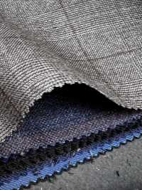 LP6605 Loro Piana Super130's Brown Check[Fabric] HOSOI SYOJI Additional Images