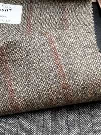 LP6607 Loro Piana Brown X Orange Stripe[Fabric] HOSOI SYOJI Additional Images