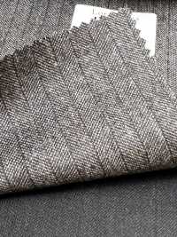 LP6608 Loro Piana Super130's Brown Stripe[Fabric] HOSOI SYOJI Additional Images