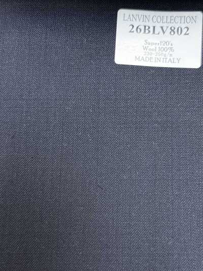 26BLV802 LANVIN COLLECTION Super120's Dark Navy No Pattern