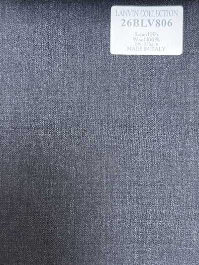 26BLV806 LANVIN COLLECTION Super120's Gray No Pattern