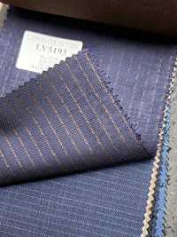LV5193 LANVIN COLLECTION Navy Blue × Brown Stripe[Textile] HOSOI SYOJI Additional Images