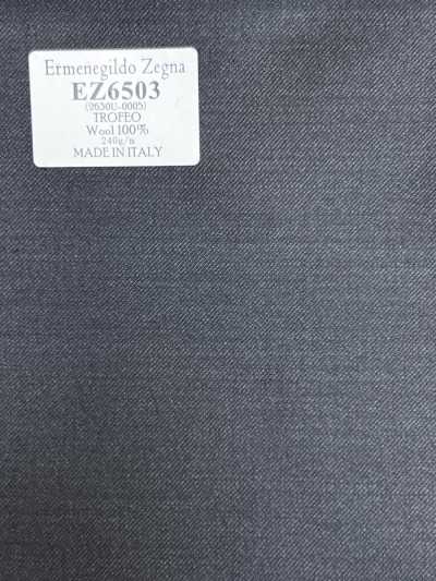 EZ6503 Ermenegildo Zegna TROFEO Dark Gray Solid