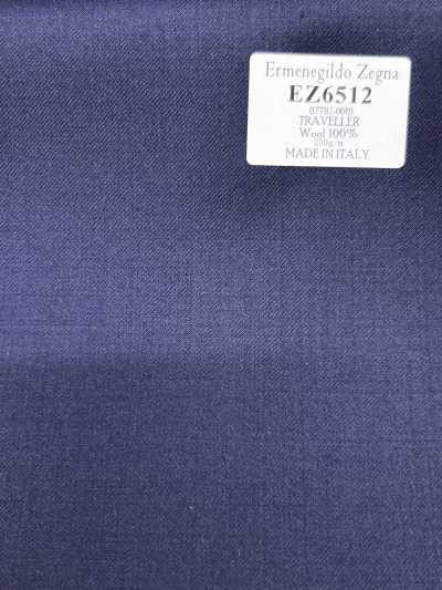EZ6512 Ermenegildo Zegna TRAVELLER Navy Blue Solid