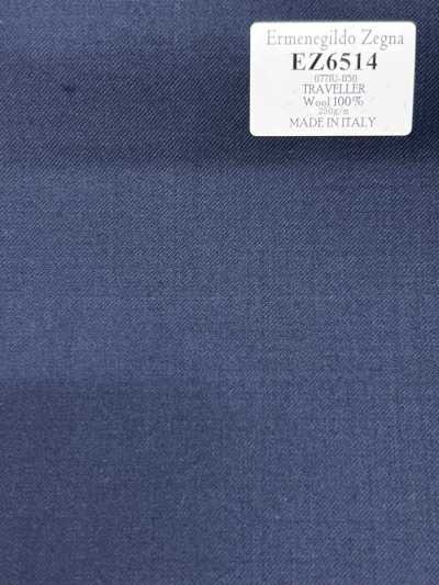 EZ6514 Ermenegildo Zegna TRAVELLER Navy Blue Solid