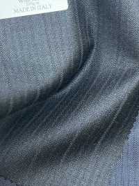 EZ6515 Ermenegildo Zegna TRAVELLER Dark Gray × Navy Blue Stripe[Fabric] HOSOI SYOJI Additional Images