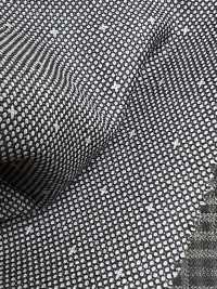 DM6144 DORMEUIL QUEEN Super100's Black X White Sashiko Pattern[Fabric] HOSOI SYOJI Additional Images