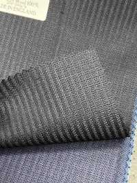 DM6149 DORMEUIL QUEEN Super100's Navy Blue Stripe[Fabric] HOSOI SYOJI Additional Images