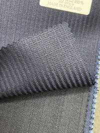 DM6150 DORMEUIL QUEEN Super100's Navy Blue Stripe[Fabric] HOSOI SYOJI Additional Images
