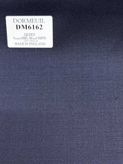 DM6162 DORMEUIL QUEEN Super100's Navy Blue Solid