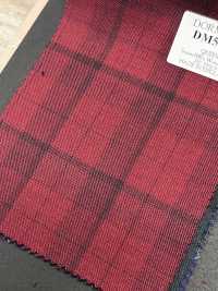 DM5137 DORMEUIL QUEEN Super100's Red Check[Fabric] HOSOI SYOJI Additional Images