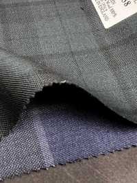 DM5138 DORMEUIL QUEEN Super100's Green Check[Fabric] HOSOI SYOJI Additional Images