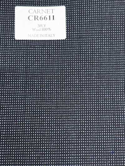 CR6611 CARNET 3-ply Navy Blue Check