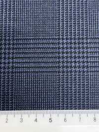CR6612 CARNET 3-ply Navy Blue Glen Check[Fabric] HOSOI SYOJI Additional Images