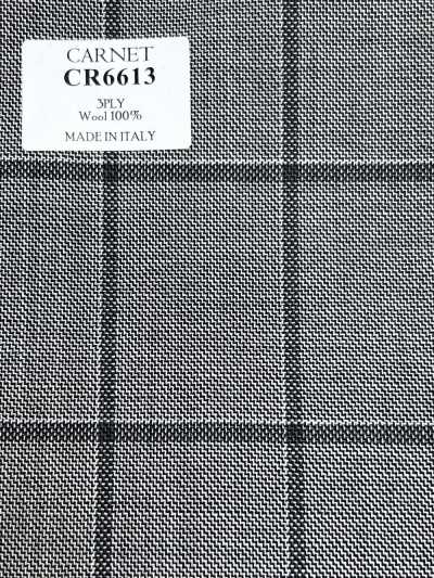 CR6613 CARNET 3-Ply Light Gray Check
