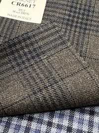 CR6617 CARNET 3-ply Gray X Navy Blue Check[Fabric] HOSOI SYOJI Additional Images