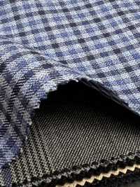 CR6618 CARNET Saxe Check[Fabric] HOSOI SYOJI Additional Images