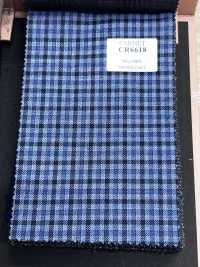 CR6618 CARNET Saxe Check[Fabric] HOSOI SYOJI Additional Images