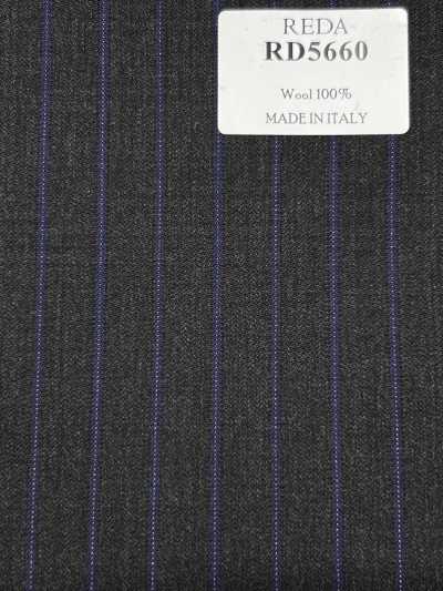 REDA Gray X Navy Blue Stripe