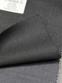 CN6560 CANONICO Super110's Black Solid[Fabric] HOSOI SYOJI Additional Images