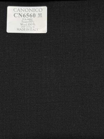 CN6560 CANONICO Super110's Black Solid