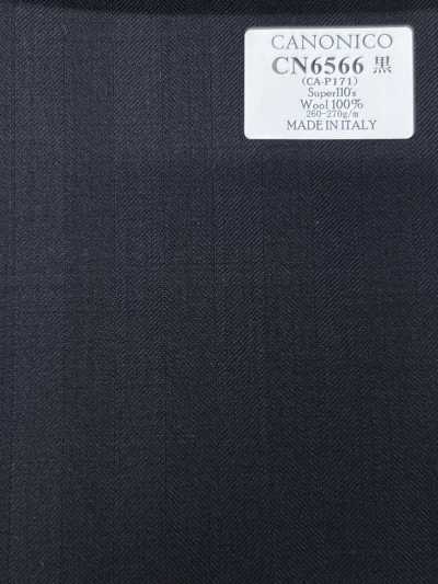 CN6566 CANONICO Super 110's Black Stripe