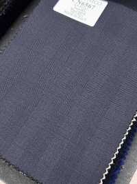 CN6567 CANONICO Super110's Dark Navy Stripe[Fabric] HOSOI SYOJI Additional Images
