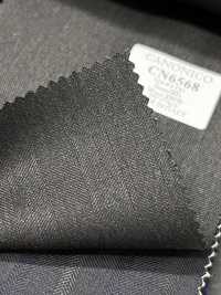 CN6568 CANONICO Super110's Dark Brown Stripe[Fabric] HOSOI SYOJI Additional Images