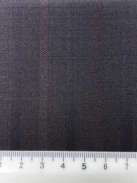 CN6571 CANONICO Super110's Burgundy Stripe[Fabric] HOSOI SYOJI Additional Images