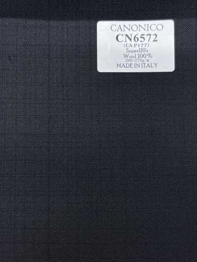 CN6572 CANONICO Super110's Black Check