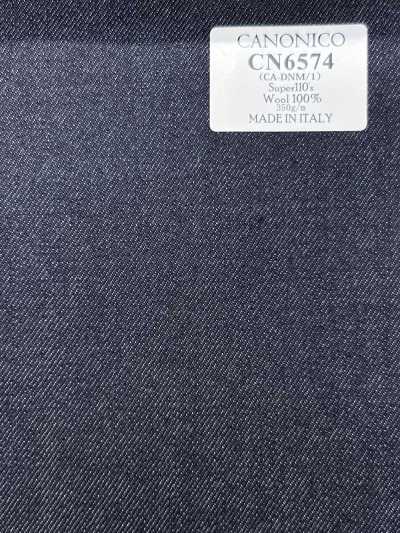 CN6574 CANONICO Super110's Navy Blue Denim