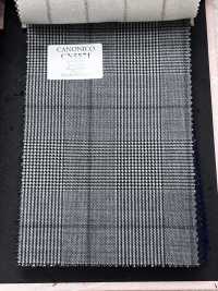 CN5571 CANONICO Super110's Light Gray X Purple Check[Fabric] HOSOI SYOJI Additional Images