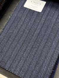 CN5573 CANONICO Super110's Blue Stripe[Fabric] HOSOI SYOJI Additional Images