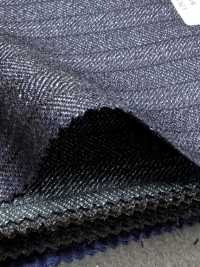 CN5573 CANONICO Super110's Blue Stripe[Fabric] HOSOI SYOJI Additional Images
