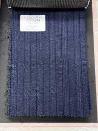 CN5573 CANONICO Super110's Blue Stripe[Fabric] HOSOI SYOJI Additional Images