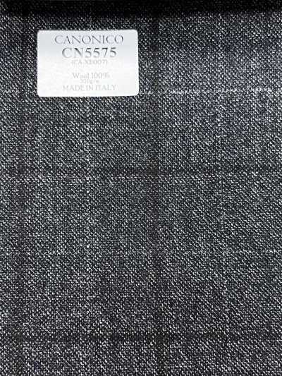 CN5575 CANONICO Super110's Gray × Brown Check