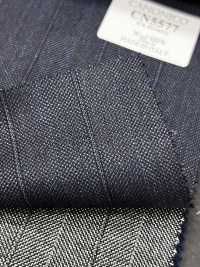 CN5577 CANONICO Super110's Navy Blue Stripe[Fabric] HOSOI SYOJI Additional Images