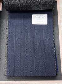 CN5577 CANONICO Super110's Navy Blue Stripe[Fabric] HOSOI SYOJI Additional Images