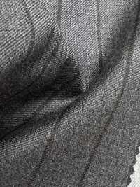 CN5583 CANONICO Super 110's Gray X Brown Stripe[Fabric] HOSOI SYOJI Additional Images