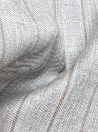 CN5584 CANONICO Super110's Light Gray X Beige Stripe[Fabric] HOSOI SYOJI Additional Images