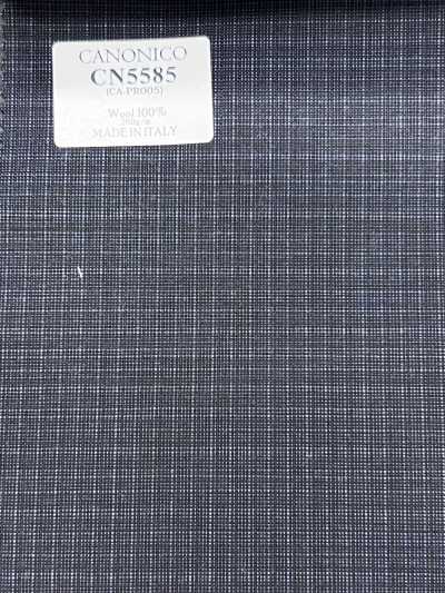 CN5585 CANONICO Super110's Navy Blue Check