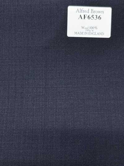 AF6536 Alfred Brown Dark Navy Solid