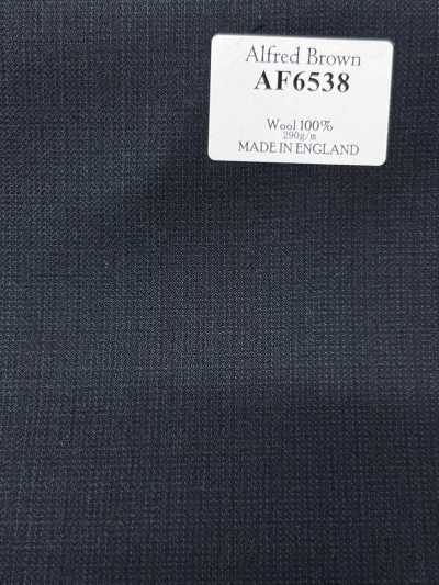 AF6538 Alfred Brown Navy Blue Solid
