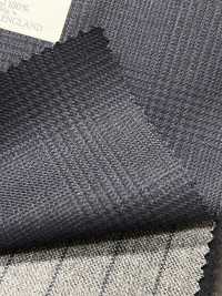 AF6539 Alfred Brown Navy Blue Check[Fabric] HOSOI SYOJI Additional Images