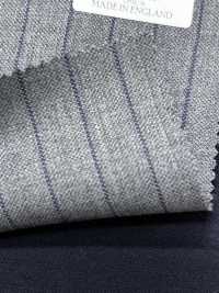 AF5546 Alfred Brown Gray × Navy Blue Stripe[Fabric] HOSOI SYOJI Additional Images